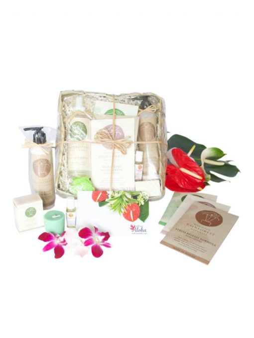 spa products hawaiian gift basket
