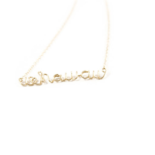 "I <3 Hawaii" Adjustable Necklace