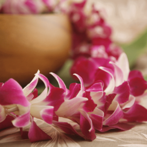 single strand orchid lei